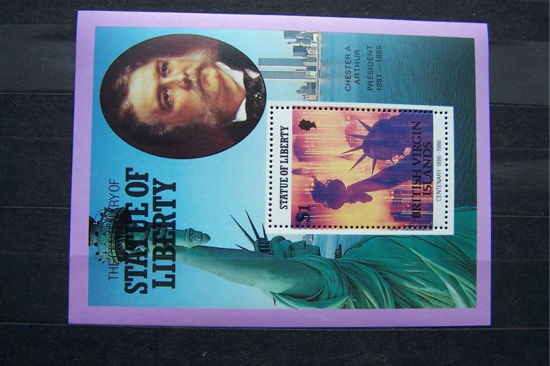 British Virgin Islands 1986 MNH The 100th Anniversary of Statue of Liberty