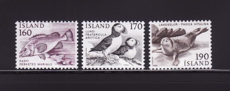 Iceland 534-536 Set MNH Animals