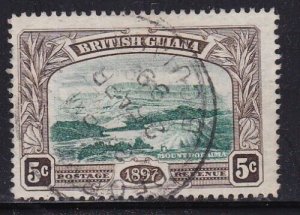 Album Tesori British Guiana Scott# 154 5c MT Roraima VF Usato Cds