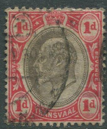 STAMP STATION PERTH Transvaal #253 Used KEVII 1902 Wmk 2 Crown and CA CV$0.25.