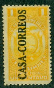 Ecuador #RA20  Mint F-VF H  Scott $4.50   Pulled Perf