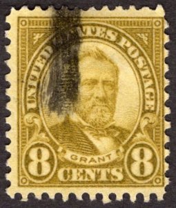 1927, US 8c, Ulysses S. Grant, Used, Sc 640