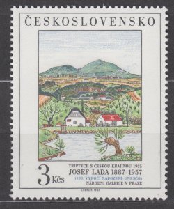 Czechoslovakia Scott #2680 1987 MNH