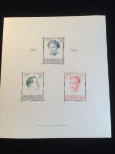 Luxembourg Scott #217 Souvenir Sheet Mint NH