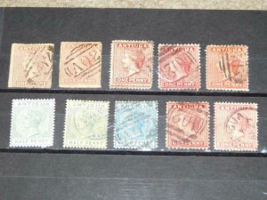 ANTIGUA, EARLY COLLECTION  USED & UNUSED, GOOD VALUE