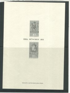 Germany B502 MNH Black Print (Proof?) cgs