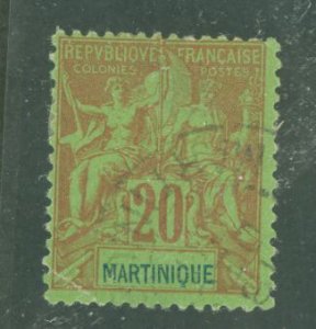 Martinique #42 Used Single