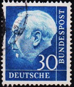 Germany. 1954 30pf S.G.1113 Fine Used