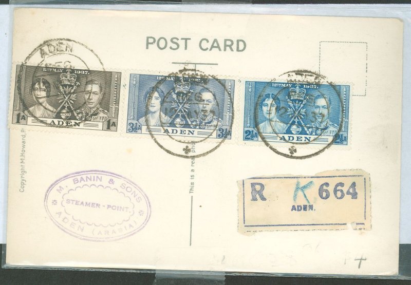 Aden #13-15   (Fdc)