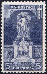 SC#628 2¢ Ericsson Memorial (1926) MLH