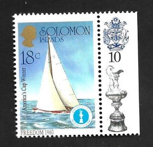 Solomon Islands 1986 - MNH + Tab - Scott #574c