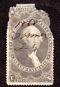 Revenue Stamp, Scott # R84c, $2.50 Inland Exchange, Lot 2220351 -01