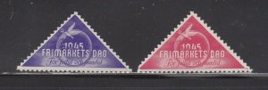 Swedish Propaganda Stamps- 1945 Freemarket's Day For Leisure & Future