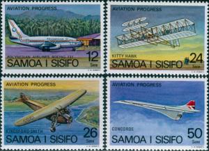 Samoa 1978 SG501-504 Aviation set MNH