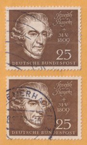 GERMANY 804d  USED - TWO COPIES