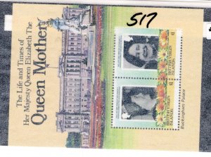 British Virgin Islands #517 MNH - Stamp Souvenir Sheet