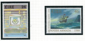 Ireland 727-28 MNH 1988 set (an8528)