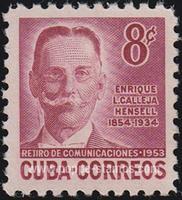 Cuba #517 Mint - 1954 8c.  - Personalities, Postal, Workers