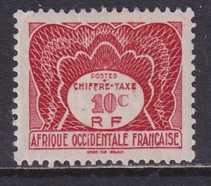 French West Africa (1947) #J1 MH