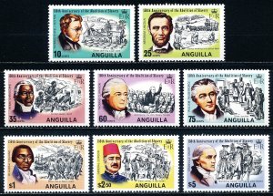 Anguilla #588-595  Set of 8 MNH