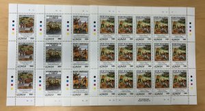 Uganda 1994 - ECOLOGY/CONSERVATION - Set of 4 Sheets of 15 (Scott #1276-9) - MNH