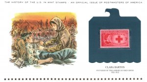 THE HISTORY OF THE U.S. IN MINT STAMPS CLARA BARTON