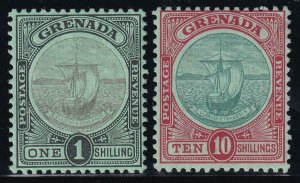 Grenada 1908 SC 77-78 Mint Set 