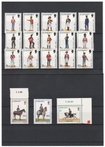 Guernsey 1974 - Militia - MNH Set - SG 98-113