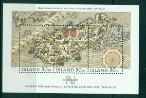 Iceland 1991 NORDIA '91 MS MUH lot57401