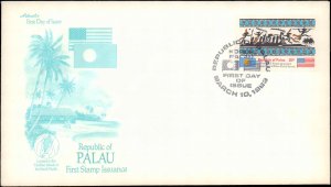 Palau, Worldwide First Day Cover