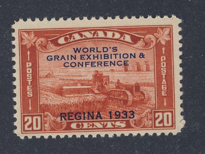 Canada Mint Stamp; #203-20c 1933 Regina Grain Conference Guide Value = $35.00