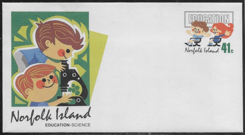 Norfolk Island 1989 Education Envelope set