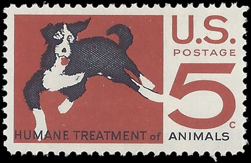 #1307 5c Humane Treatment of Animals 1966 Mint NH