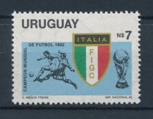 [111465] Uruguay 1983 World Cup football soccer Italia FIGC  MNH