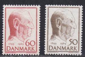 Denmark # 456-457, Complete Set, Mint LH