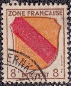 Germany -French Occupation 1945 -  4N4 Used