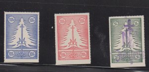 Belgian Religious Stamps - Christmas Stamps, Set of 3 - 5, 10 & 20 Frs - MH