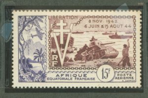 French Equatorial Africa #C38  Single