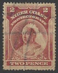 Niger Coast Protectorate #57 Used Queen Victoria