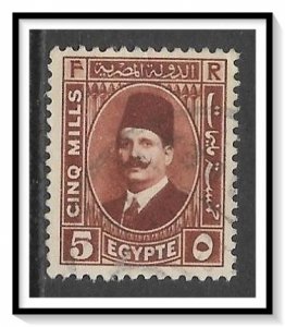 Egypt #135 King Fuad Used