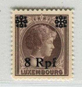 GERMANY; LUXEMBOURG OCCUPATION 1940s Charlotte surcharged MINT MNH 8pf. value