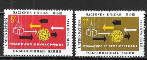 United Nations 129-30 Trade and Development Conference set MNH