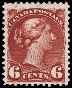 Canada - Scott 43 - Used - Poor Centering - Toning