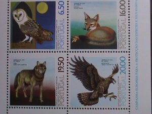 PORTUGAL 1980 -SC#1465a-WORLD WILDLIFE PROTACTION- LONDON STAMP SHOW-VERY FINE