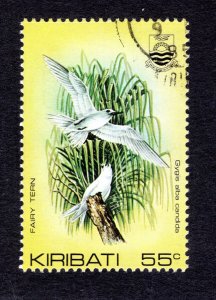 Kiribati  #396A   VF, Used, Birds, Fairy Tern, CV $17.00 .....  3310014