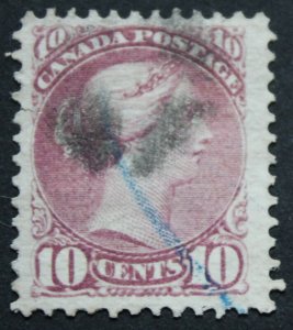 Canada 1890 QV Ten Cents SG 110 used