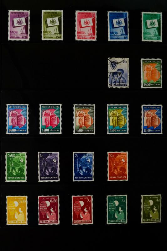 French Colonies 1800s to mid-1900s Loaded Stamp Collection