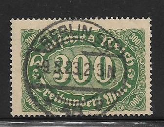 Germany Sc. # 158 Used Inflation Issue Wmk. 125 - L90