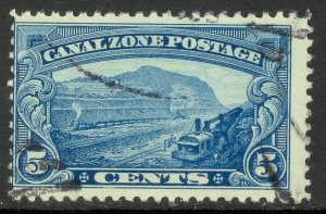 US CANAL ZONE 1928-40 5c GAILLARD CUT Pictorial Issue Sc 107 USED