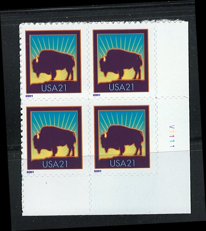 US Scott 3467 Plate Block of 4 MNH!